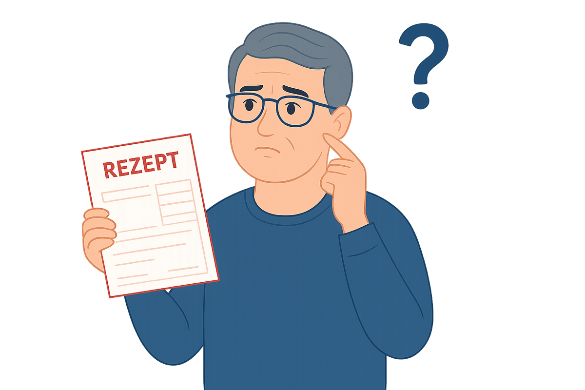 Fachberater erklärt Krankenkassen-Antrag im Sanitätshaus Reha & Care Nürnberg