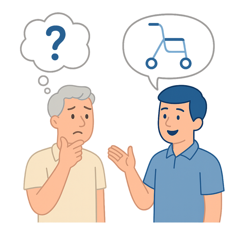 Persönliche Beratung bei Reha & Care