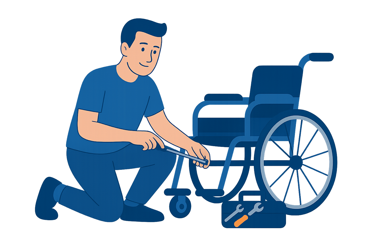 Reparatur & Werkstattservice bei Reha & Care